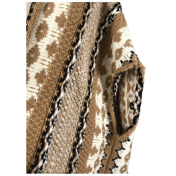 Cocogio Open Front Sweater/Cape One Size Wool Alpaca Blend - Picture 5 of 8